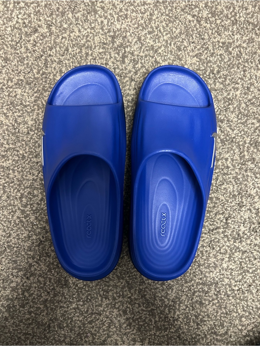 Nike EYBL Blue Slide Sandals - Solid Royal Blue